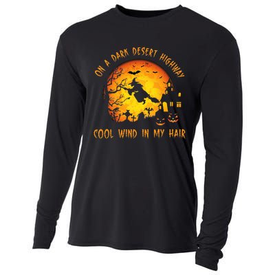 On A Dark Desert Highwaycool Wind In My Hair Witch Cooling Performance Long Sleeve Crew