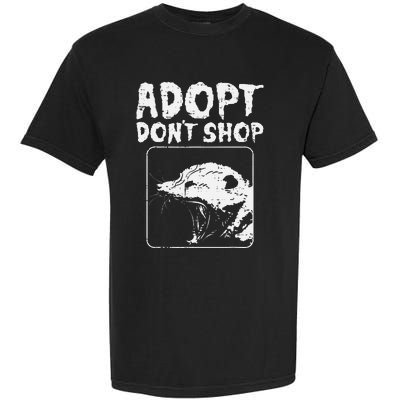 Opossum Adopt Dont Shop Possum S.T.R.E.E.T Cat Pet Garment-Dyed Heavyweight T-Shirt