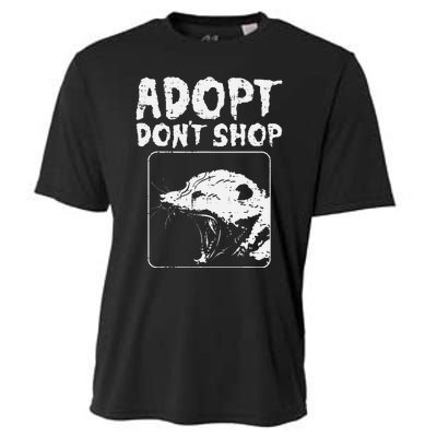 Opossum Adopt Dont Shop Possum S.T.R.E.E.T Cat Pet Cooling Performance Crew T-Shirt