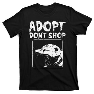 Opossum Adopt Dont Shop Possum S.T.R.E.E.T Cat Pet T-Shirt