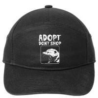 Opossum Adopt Dont Shop Possum S.T.R.E.E.T Cat Pet 7-Panel Snapback Hat