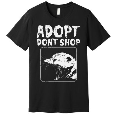 Opossum Adopt Dont Shop Possum S.T.R.E.E.T Cat Pet Premium T-Shirt