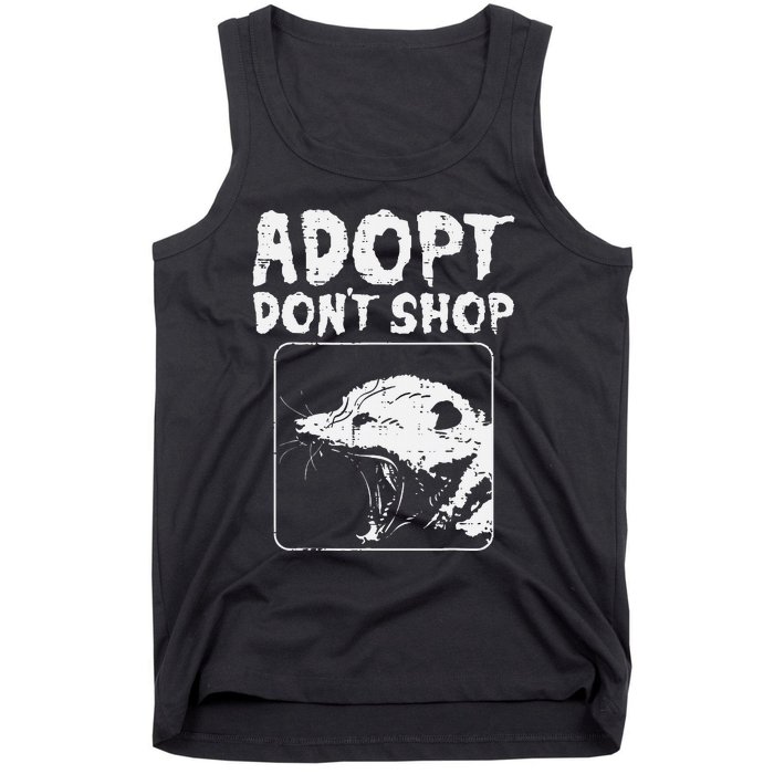 Opossum Adopt Dont Shop Possum S.T.R.E.E.T Cat Pet Tank Top