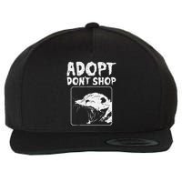 Opossum Adopt Dont Shop Possum S.T.R.E.E.T Cat Pet Wool Snapback Cap