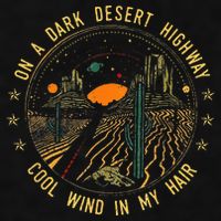 On A Dark Desert Highway Cool Wind In Retro Ladies PosiCharge Tri-Blend Wicking Tank
