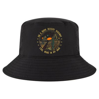 On A Dark Desert Highway Cool Wind In Retro Cool Comfort Performance Bucket Hat