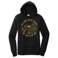 On A Dark Desert Highway Cool Wind In Retro Women's Pullover Hoodie