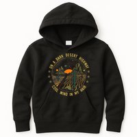 On A Dark Desert Highway Cool Wind In Retro Kids Hoodie