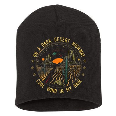 On A Dark Desert Highway Cool Wind In Retro Short Acrylic Beanie