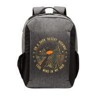 On A Dark Desert Highway Cool Wind In Retro Vector Backpack