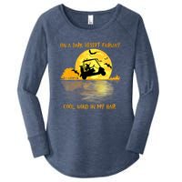 On A Dark Desert Fairway Golf Witch Cool Wind In My Hair Women's Perfect Tri Tunic Long Sleeve Shirt