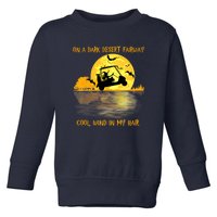 On A Dark Desert Fairway Golf Witch Cool Wind In My Hair Toddler Sweatshirt