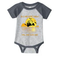 On A Dark Desert Fairway Golf Witch Cool Wind In My Hair Infant Baby Jersey Bodysuit