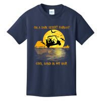 On A Dark Desert Fairway Golf Witch Cool Wind In My Hair Kids T-Shirt