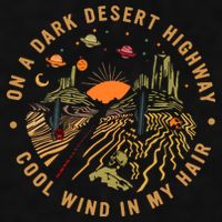 On A Dark Desert Highway Adventure Ladies PosiCharge Tri-Blend Wicking Tank