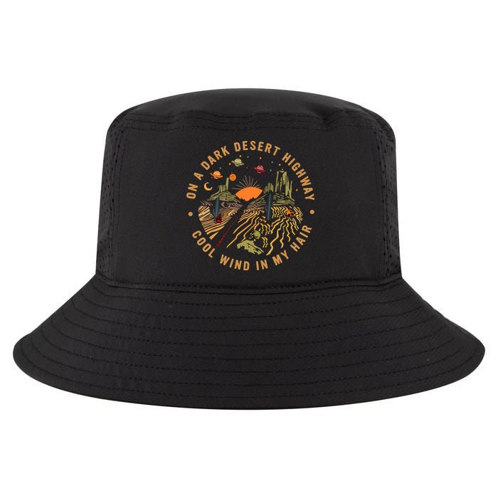 On A Dark Desert Highway Adventure Cool Comfort Performance Bucket Hat