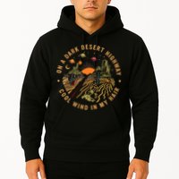 On A Dark Desert Highway Adventure Hoodie