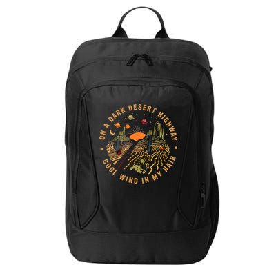 On A Dark Desert Highway Adventure City Backpack
