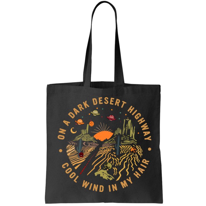 On A Dark Desert Highway Adventure Bag