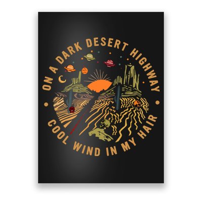 On A Dark Desert Highway Adventure Poster
