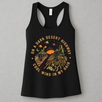 On A Dark Desert Highway Adventure Womens Tank Top