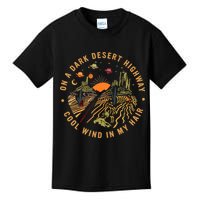On A Dark Desert Highway Adventure Kids T-Shirt