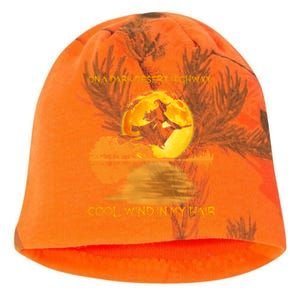 On A Dark Desert Highway Cool Wind In My Hair Witch Halloween Kati - Camo Knit Beanie