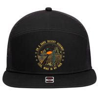 On A Dark Desert Highway Cool Wind In Retro 7 Panel Mesh Trucker Snapback Hat