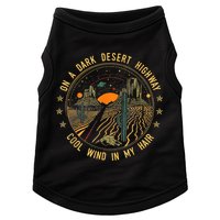 On A Dark Desert Highway Cool Wind In Retro Doggie Tank