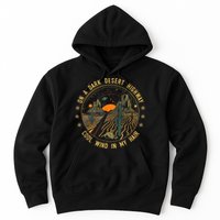 On A Dark Desert Highway Cool Wind In Retro Hoodie