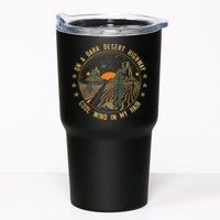 On A Dark Desert Highway Cool Wind In Retro Tumbler