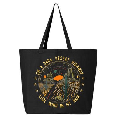 On A Dark Desert Highway Cool Wind In Retro 25L Jumbo Tote