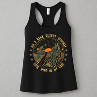 On A Dark Desert Highway Cool Wind In Retro Womens Tank Top
