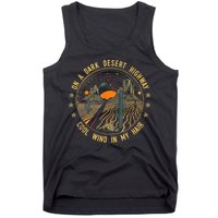 On A Dark Desert Highway Cool Wind In Retro Tank Top