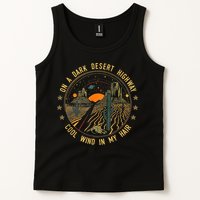 On A Dark Desert Highway Cool Wind In Retro Tank Top
