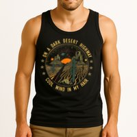 On A Dark Desert Highway Cool Wind In Retro Tank Top
