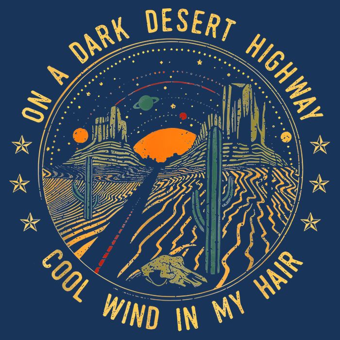 On A Dark Desert Highway Cool Wind In Retro Infant Baby Jersey Bodysuit
