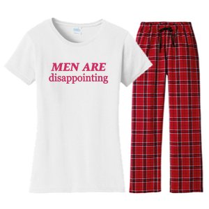 Ohkay Are Disappointing Women's Flannel Pajama Set