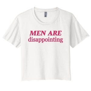 Ohkay Are Disappointing Women's Crop Top Tee