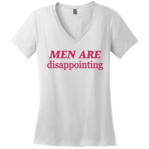 Ohkay Are Disappointing Women's V-Neck T-Shirt