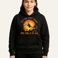On A Dark Desert Highway Cool Wind In My Hair Funny Halloween Hoodie