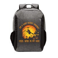 On A Dark Desert Highway Cool Wind In My Hair Funny Halloween Vector Backpack