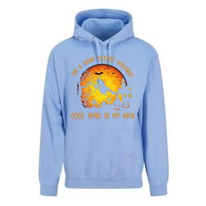 On A Dark Desert Highway Cool Wind In My Hair Witch Unisex Surf Hoodie