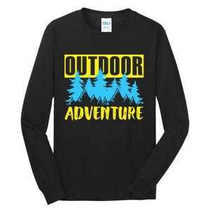 Outdoor Adventure Enthusiast Graphic Tall Long Sleeve T-Shirt