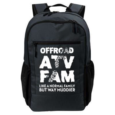 OffRoad ATV Fam Funny Quad 4Wheeling Family Daily Commute Backpack