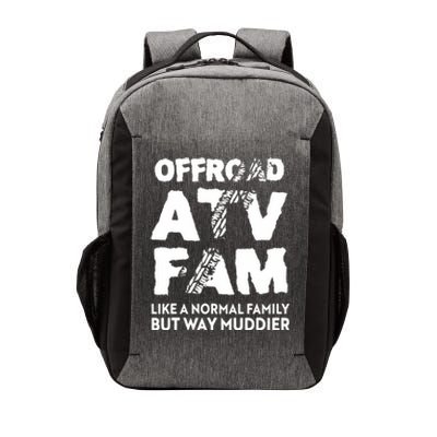 OffRoad ATV Fam Funny Quad 4Wheeling Family Vector Backpack