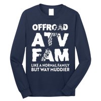 OffRoad ATV Fam Funny Quad 4Wheeling Family Long Sleeve Shirt