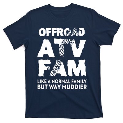 OffRoad ATV Fam Funny Quad 4Wheeling Family T-Shirt