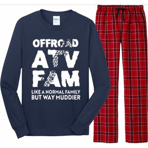 OffRoad ATV Fam Funny Quad 4Wheeling Family Long Sleeve Pajama Set