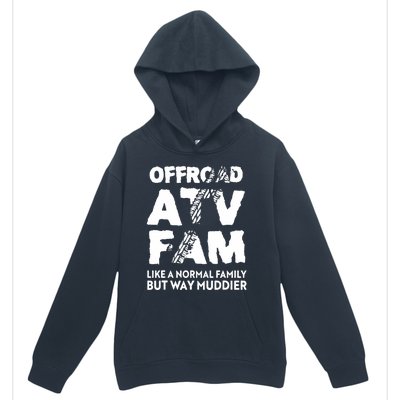 OffRoad ATV Fam Funny Quad 4Wheeling Family Urban Pullover Hoodie